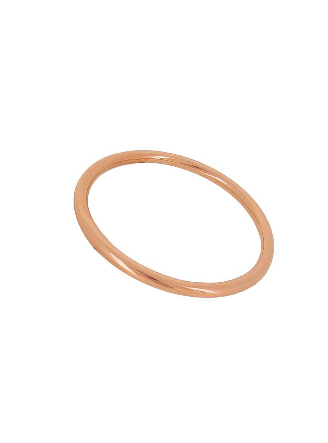 9ct Rose Gold 4mm Traditional Golf Bangle All Sizes Available