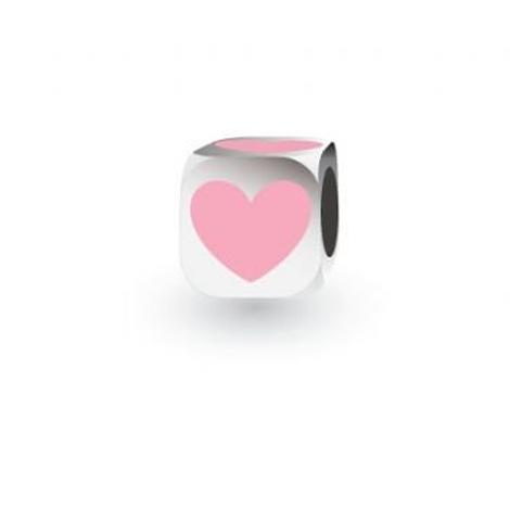 My Little Angel Babylinks 6mm Cube Heart Bead Charm