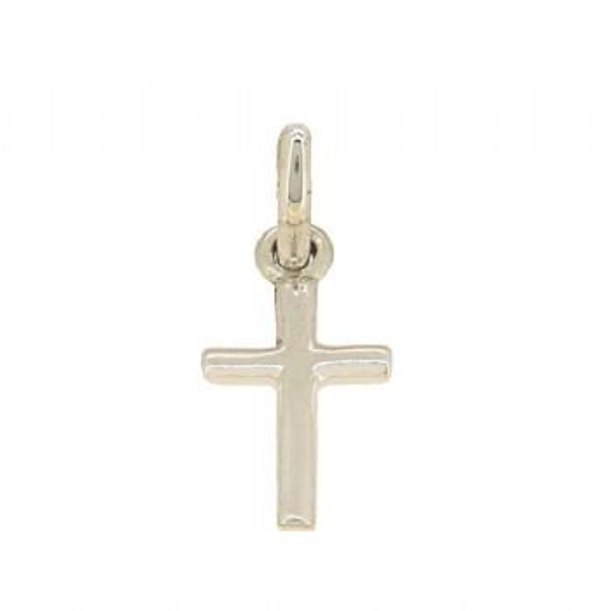 STERLING SILVER 8mm x 15mm CROSS CHARM THE CHARM
