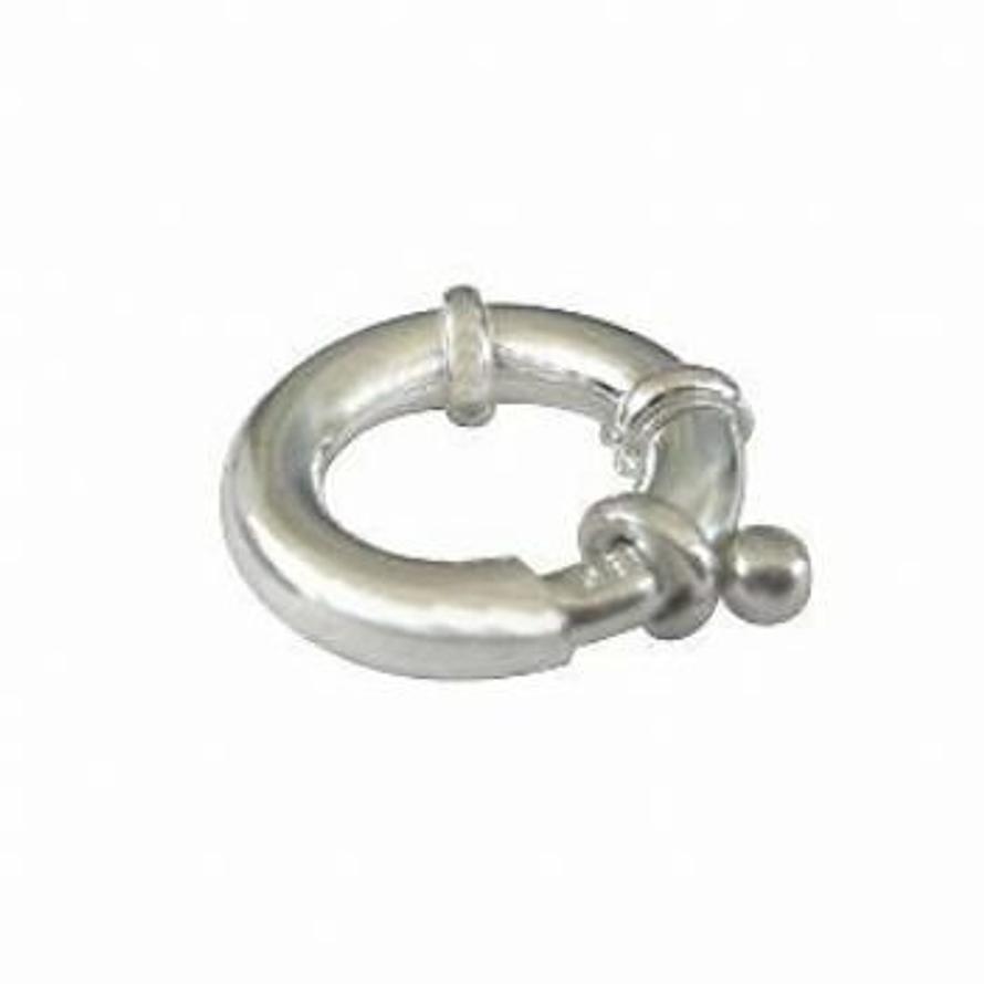 STERLING SILVER 16mm BOLT RING CLASP