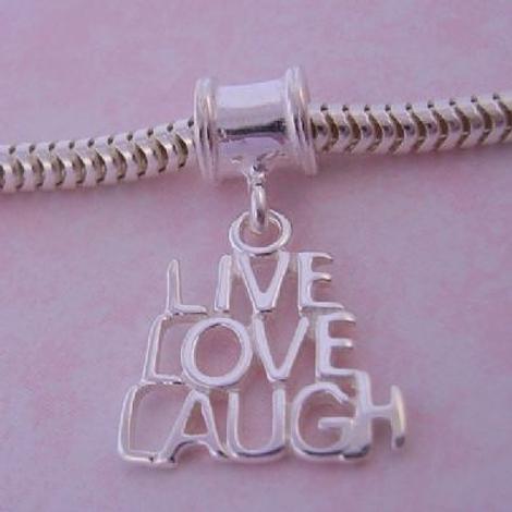 The Jewel Shop Live Love Laugh Bead Charm Cb51-2002