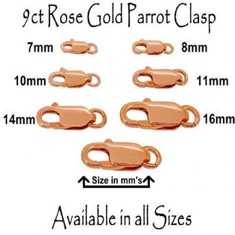 Rose Gold Jewellery Making Parrot Clasp