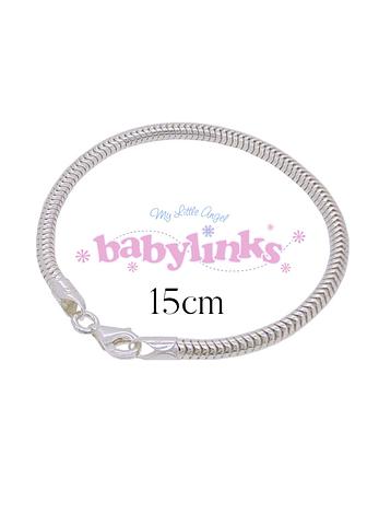 Babylinks Bead Charm Starter Bracelet 15cm