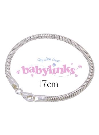 Babylinks Bead Charm Starter Bracelet 17cm