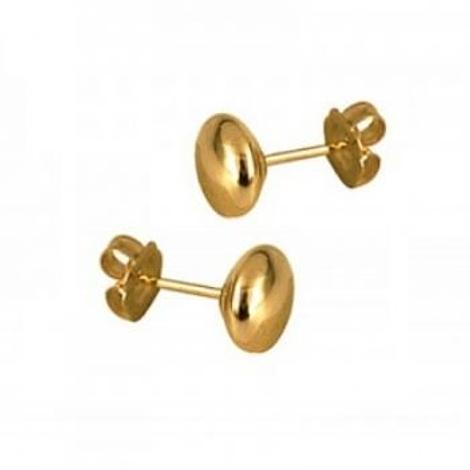 9ct Yellow Gold 5mm Button Ball Stud Design Earrings