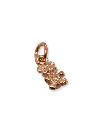 Baby Teddy Bear Charm in 9ct Rose Gold