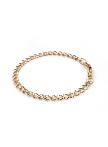 Open Curb 2.8mm Chain Bracelet in 9ct Gold