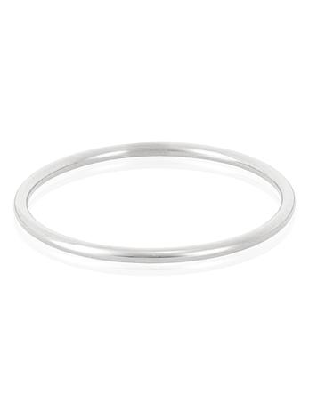 Solid 4mm Golf Bangle Baby to Adult Sizes in Sterling Silver