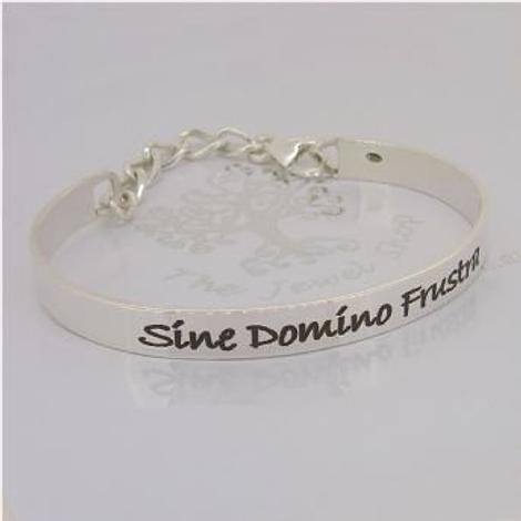 Sterling Silver Unisex 6mm Personalised Cuff Bangle