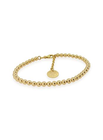 9ct Gold 4mm Ball Bead Bracelet All Sizes