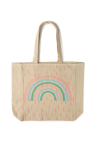 Free Gift Offer Rainy Rainbow Tote Bag