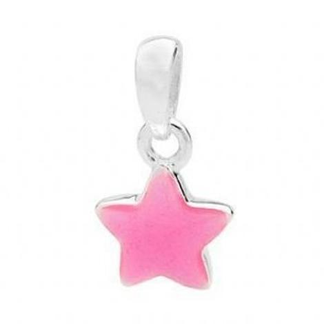 Pastiche Sterling Silver Pink Star Charm Pendant