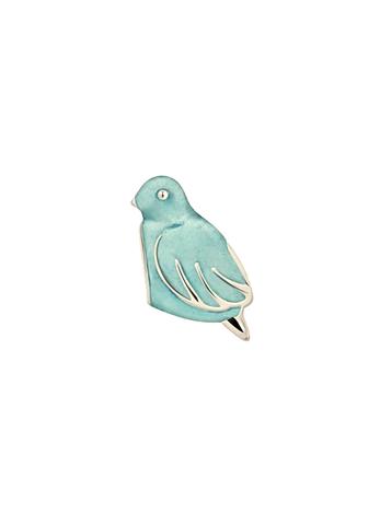 Pastiche Bluebird Bead Charm in Sterling Silver