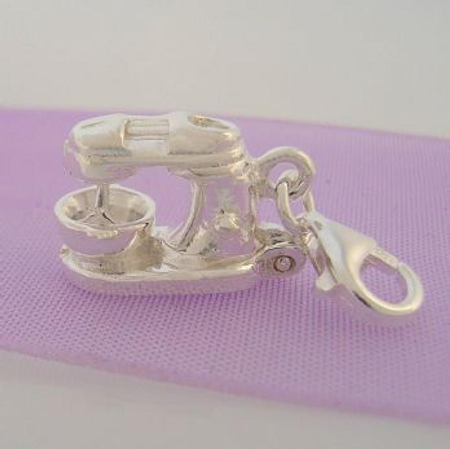STERLING SILVER MIXMASTER MIXER KITCHEN CLIP ON CHARM -HR3215