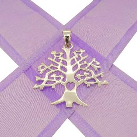 Sterling Silver 24mm Tree of Life Charm Pendant -Cp-Kb85-Ss