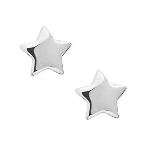 Pastiche Sterling Silver 6mm Star Stud Earrings