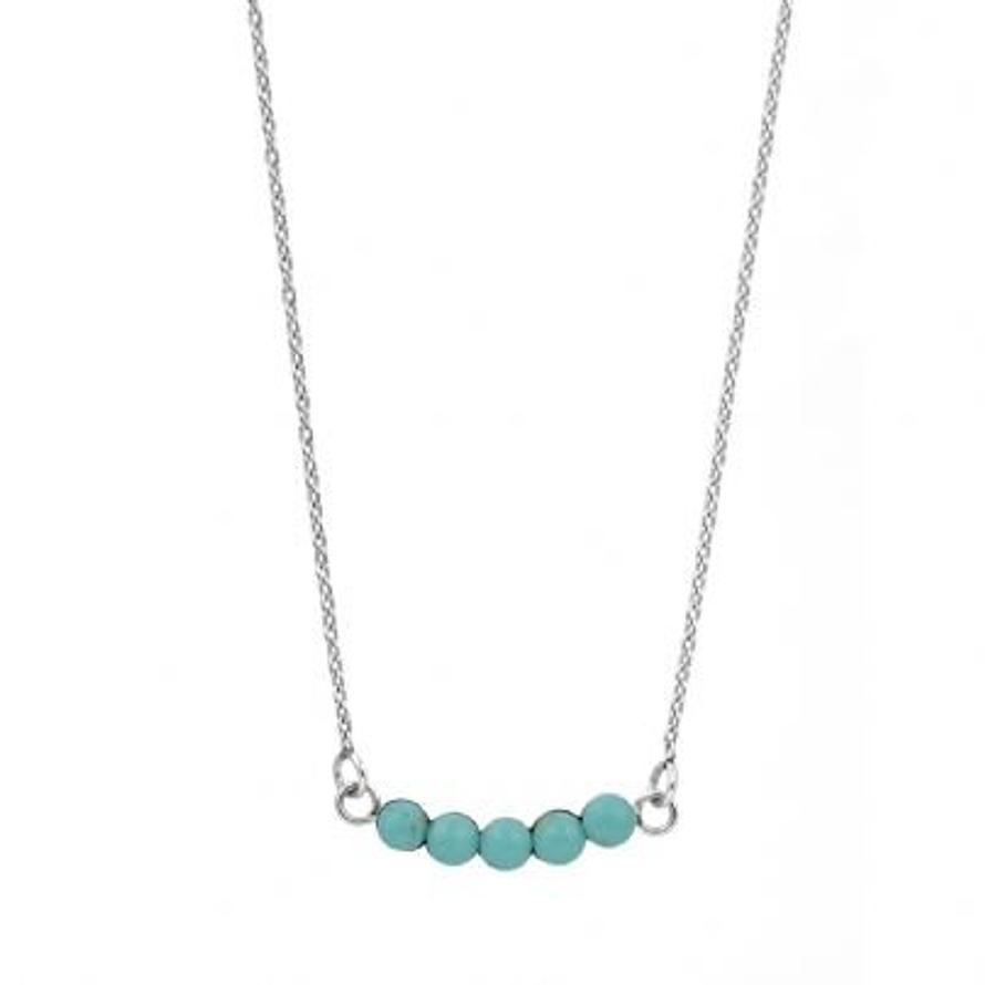 Pastiche Believe Silver Necklace with Turquoise
