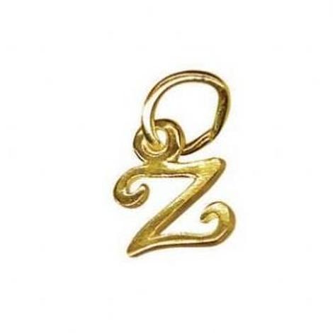 9ct Small Alphabet Initial Letter Z Charm -9ct Hr1659z