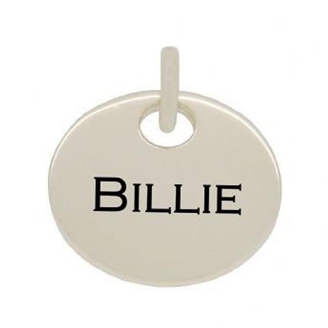 20mm Round Personalised Name Message Tablet Coin Pendant