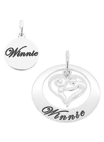 Mother and Baby Name Circle of Life Personalised Pendants