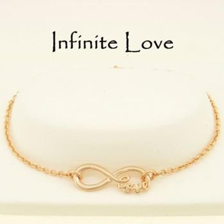 Women bracelet in .925 sterling silver with heart and infinity symbol.  Color: white | Doucet Latendresse