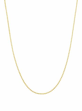Necklace Chain Ball Bead 9ct Gold in 1.5mm