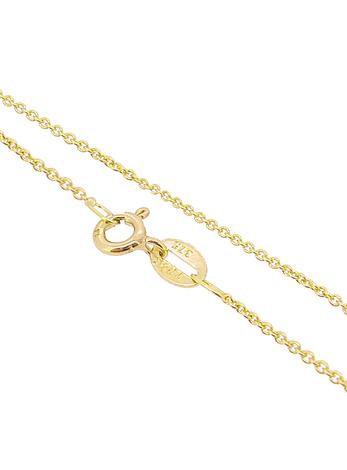 Cable 1.5mm Chain Anklet in 9ct Gold
