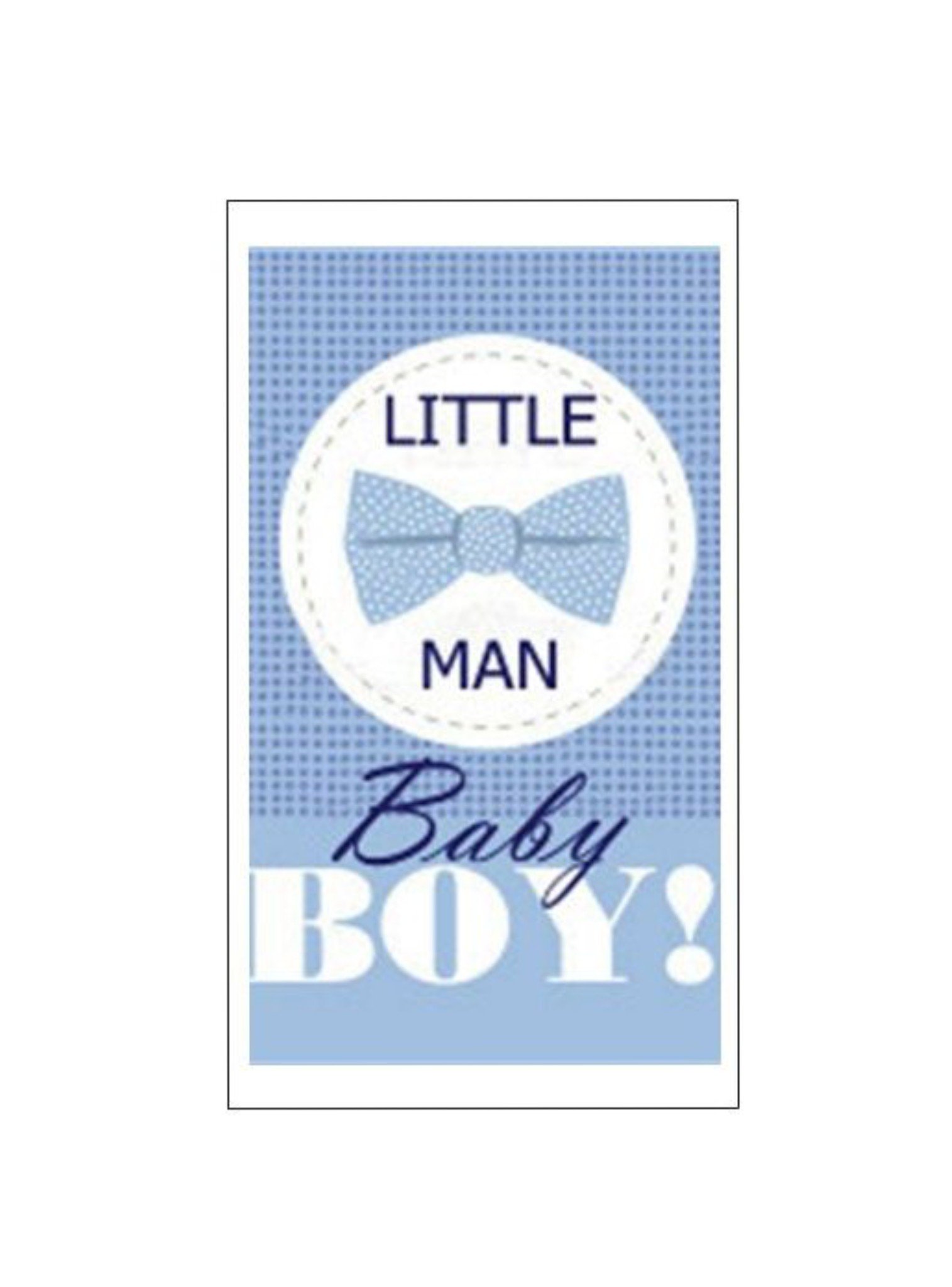 Free Gift Tag Little Man Baby Boy — The Jewel Shop