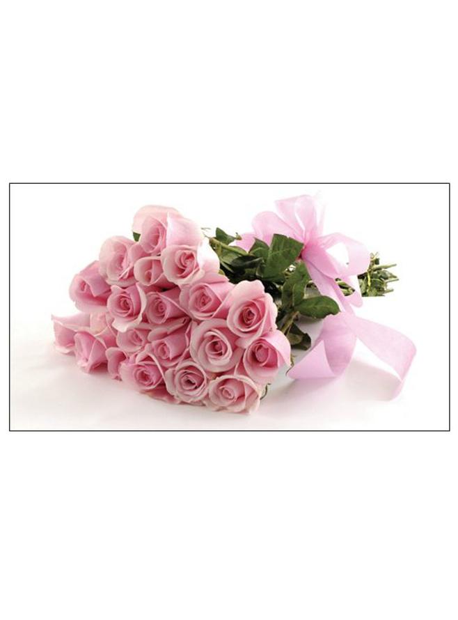 Free Gift Tag Pink Roses