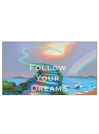 Free Gift Tag Follow Your Dreams