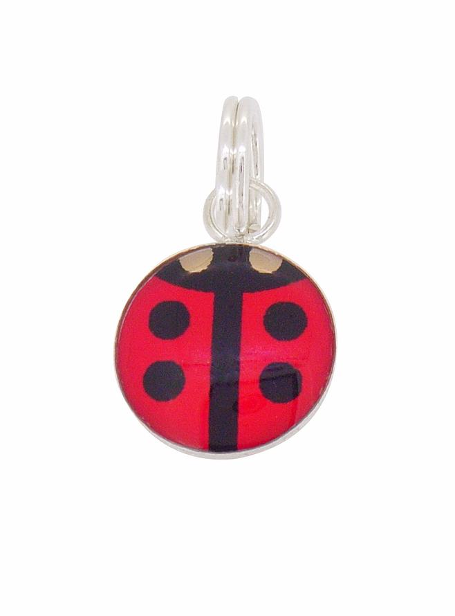Ladybug Charm in Sterling Silver