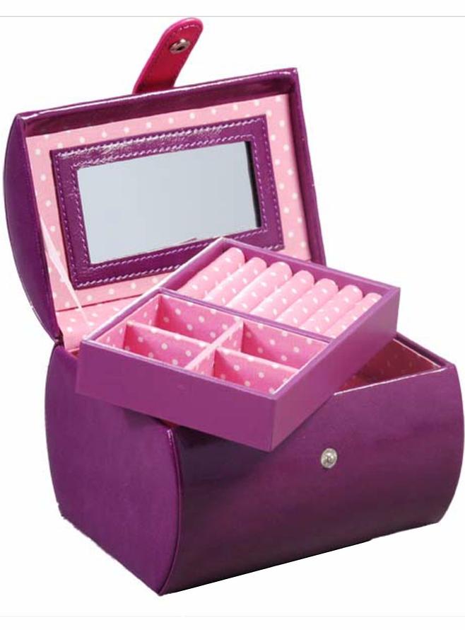 Deni Purple Fashion Jewellery Box