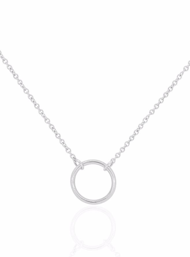 Hope Circle Necklace in Sterling Silver