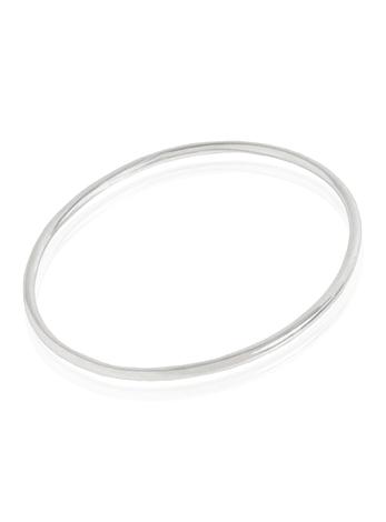 Sterling Silver 2.5mm Round Traditional Golf Bangle