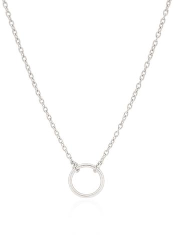 Hope Circle Necklace in Solid 9ct White Gold