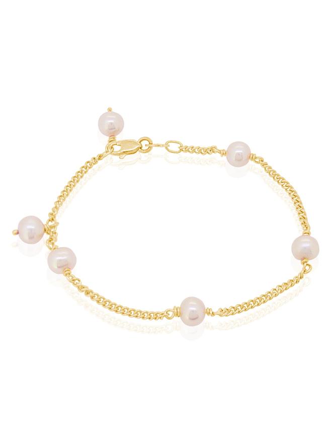 Coco Pearl Bracelet in 9ct Gold