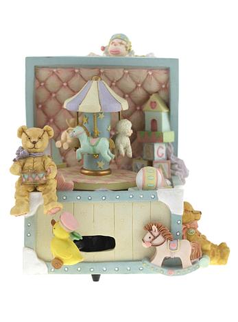 Merry Go Round Toy Box Musical Carousel