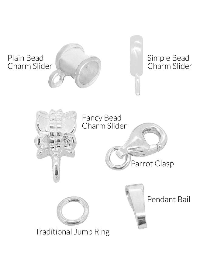 Charm Attachement Findings in Sterling Silver