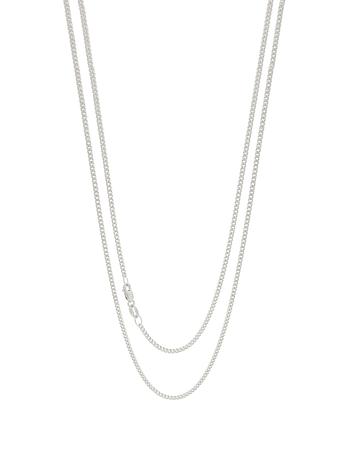 Fine Curb Necklace Chain in 925 Sterling Silver