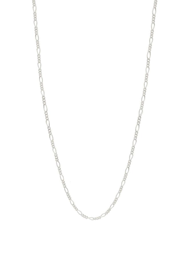 Fine Figaro Necklace Chain in 925 Sterling Silver