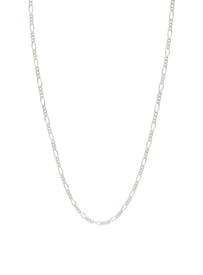 Unisex Figaro Necklace Chain in 925 Sterling Silver