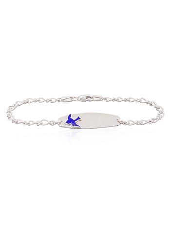 Bluebird Identity Figaro Bracelet in Sterling Silver