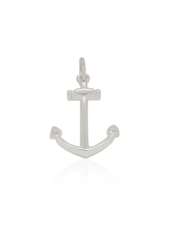 Unisex Anchor Pendant in Sterling Silver