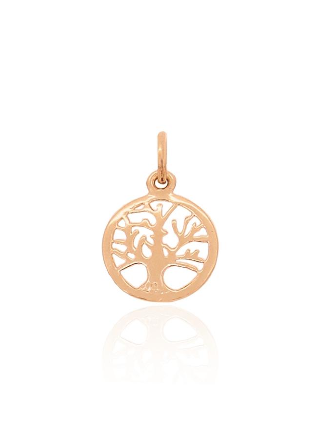 Tree of Life 16mm Charm Pendant in 9ct Rose Gold