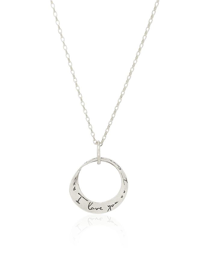 I Love You I Love You More Necklace in Sterling Silver