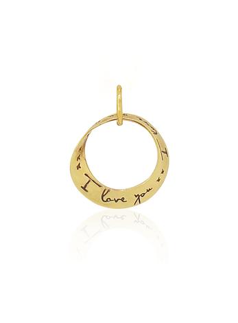 I Love You I Love You More Pendant in 9ct Gold