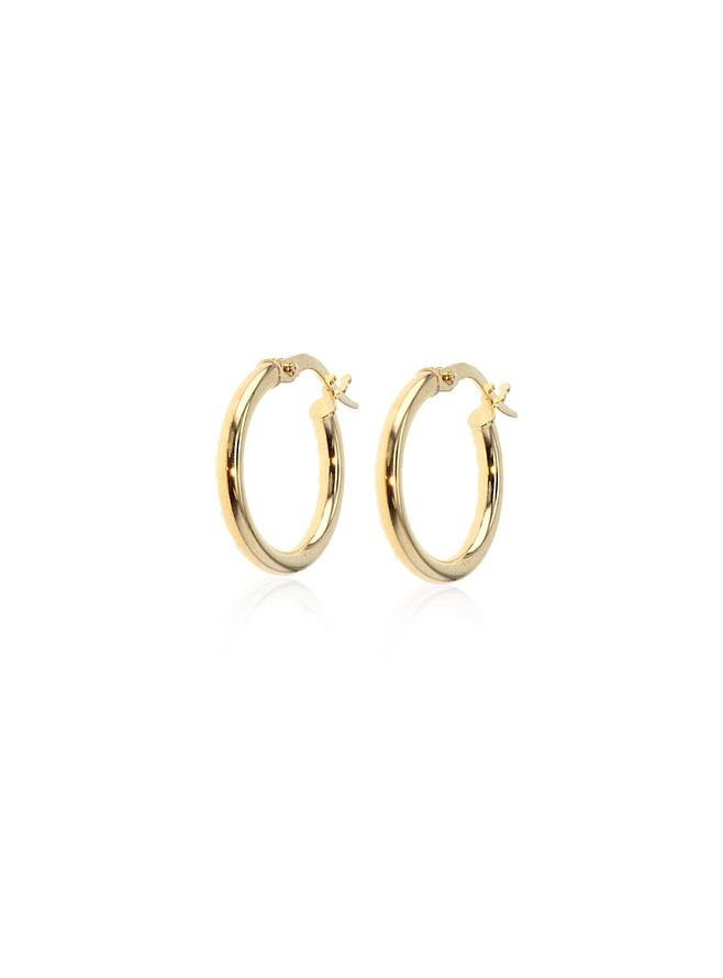 Small Gypsy Hoop Earrings in 9ct Gold