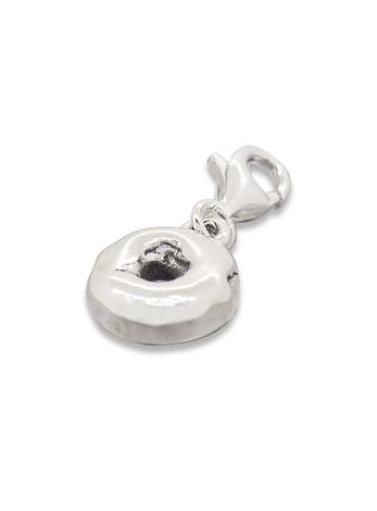 Sterling Silver Doughnut Clip on Charm