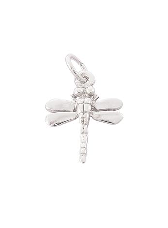 Beautiful Dragonfly Charm in Solid Sterling Silver