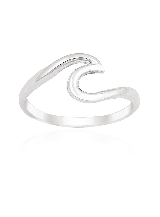 Love Britty Ocean Surf Wave Ring in Sterling Silver